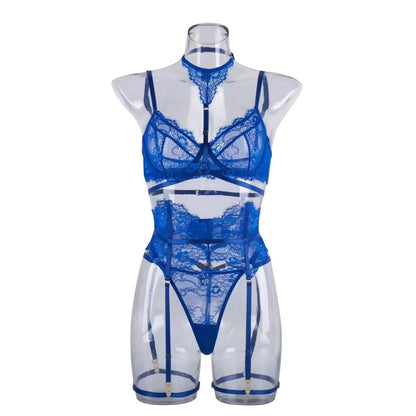 Women's Halter Garter Lingerie Set - Catch Cards
