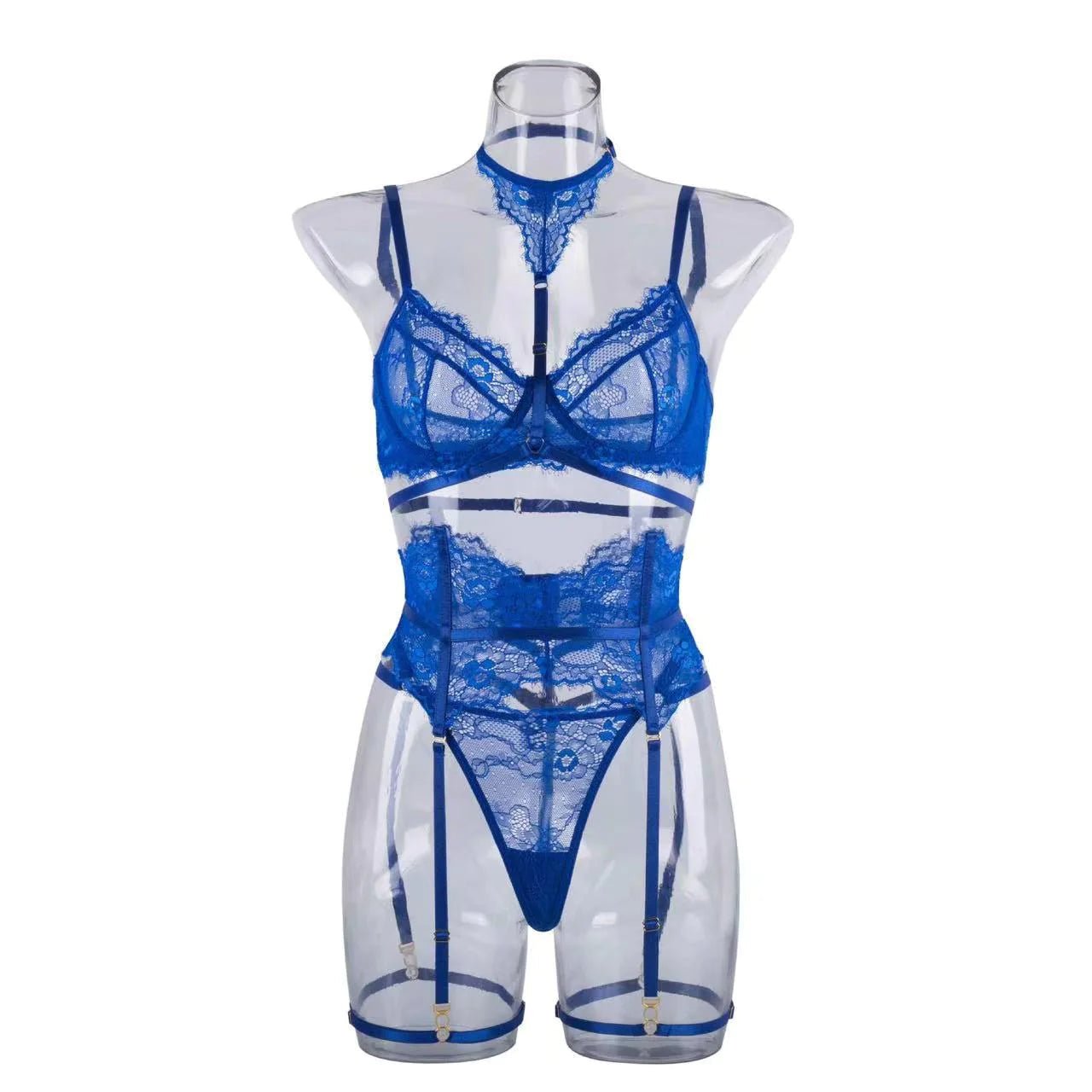 Women's Halter Garter Lingerie Set - Catch Cards