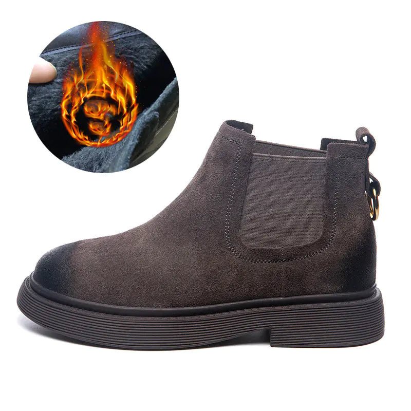 Women's Martin Boots 2020, Leather Chunky Ankle Boots - Catch Cards