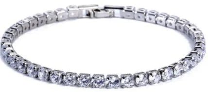 Women's Zircon Tennis Bracelet - Catch Cards
