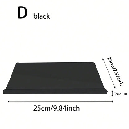 Kitchen Black Acrylic Chopping Board Non-slip WEM Support (www.WEM.support)