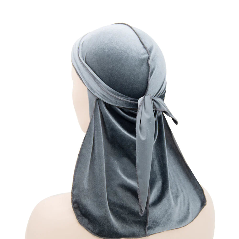 Unisex Velvet Long Tail Beanie WEM Support (www.WEM.support)