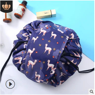 Cosmetic Bag Professional Drawstring Makeup Case WEM Support (www.WEM.support)