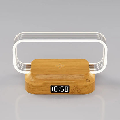 Multifunctional Lamp with Clock & Wireless Charger HejK.com