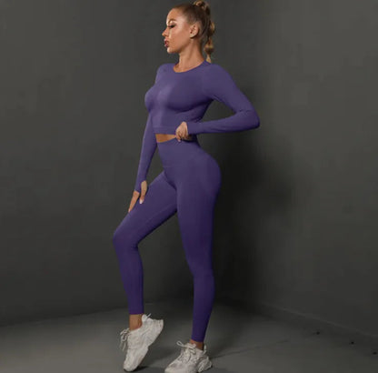 Knitted Yoga Pants Suit WEM Support (www.WEM.support)