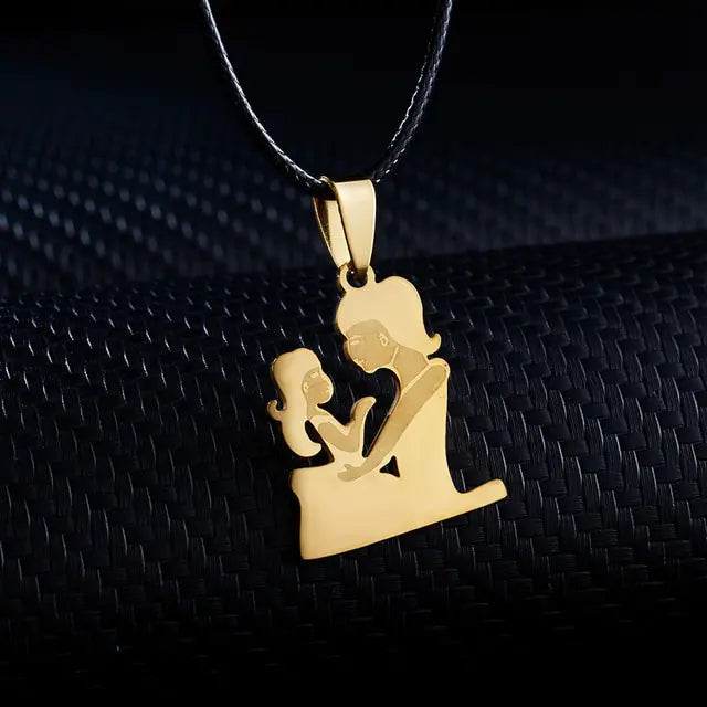 Mama Letter Pendant Necklace WEM Support (www.WEM.support)