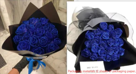 Custom Valentine's Day Bridal Bouquet with Preserved Fresh Flowers WEM Support (www.WEM.support)