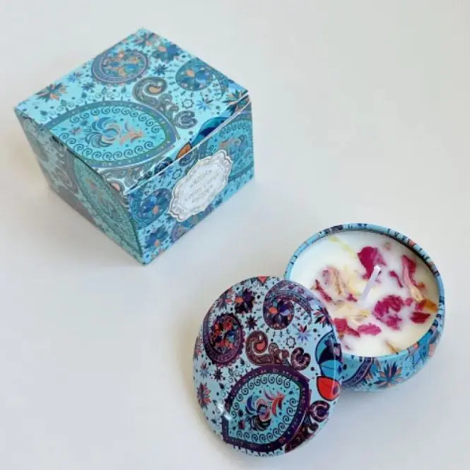 Dried Flower Fragrance Candle Flower Fragrance Incense Candle WEM Support (www.WEM.support)