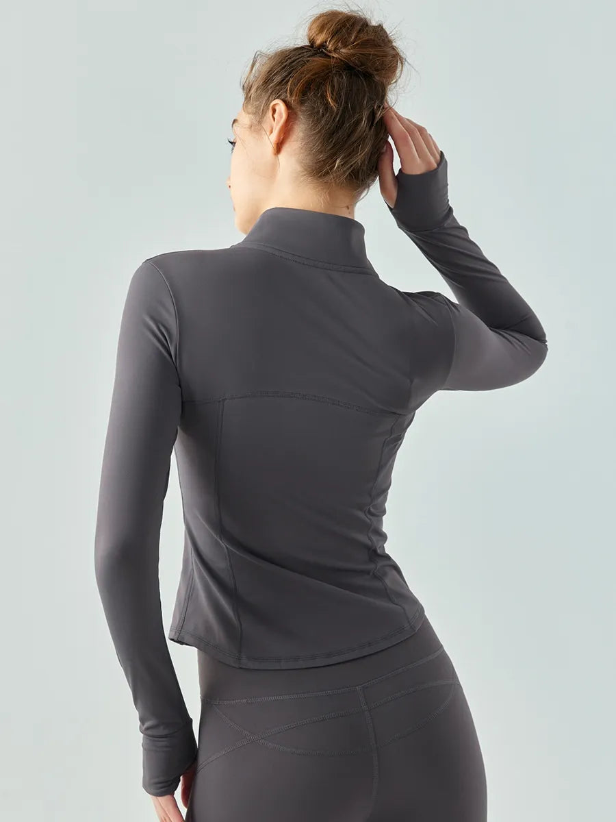 Velvet Women's Sports Jacket, Warm & Slim Fit WEM Support (www.WEM.support)