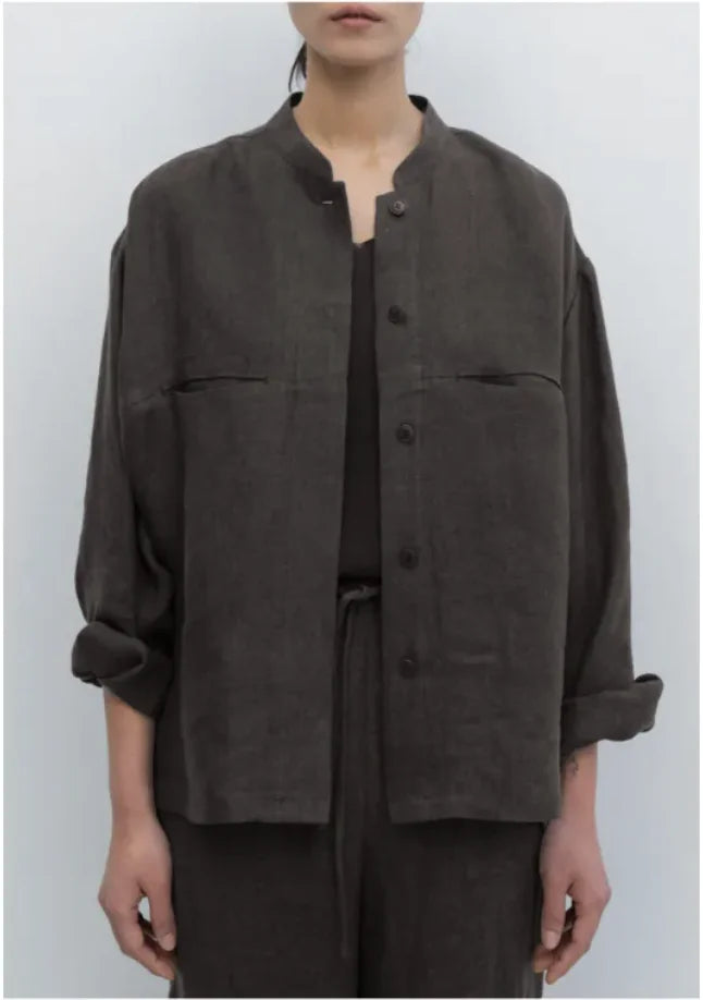 Women's Pure Linen Shirt WEM Support (www.WEM.support)