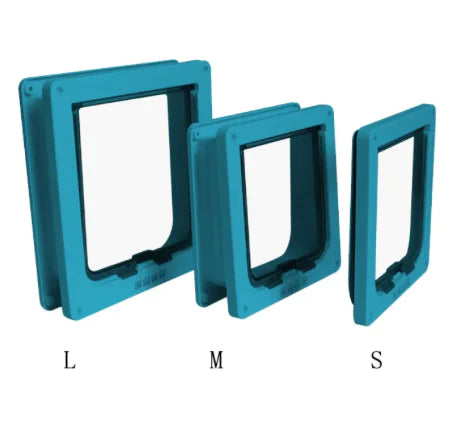 Lockable Pet Door Security ABS Plastic WEM Support (www.WEM.support)