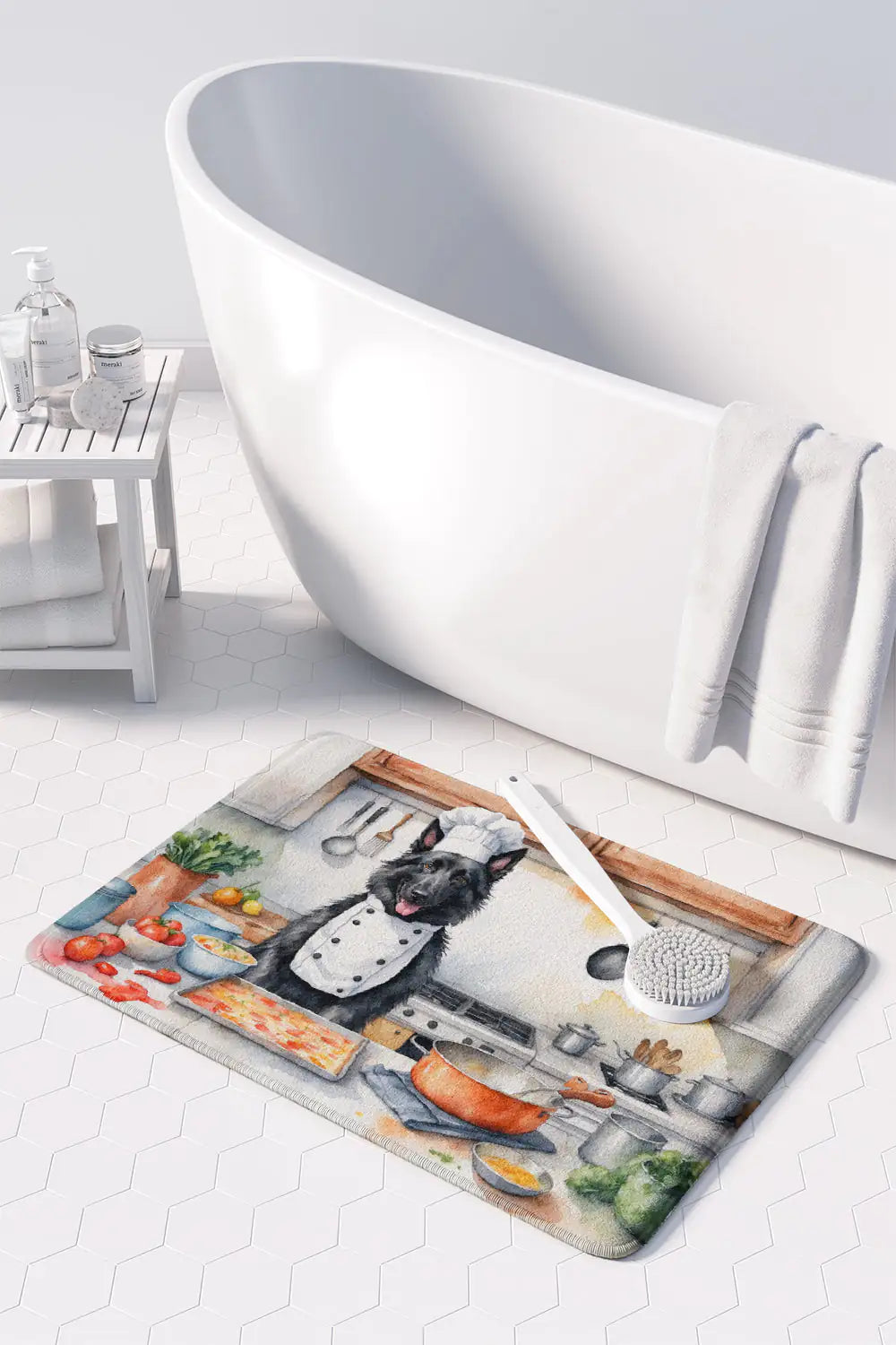 Belgian Sheepdog The Chef Memory Foam Kitchen Mat WEM Support (www.WEM.support)