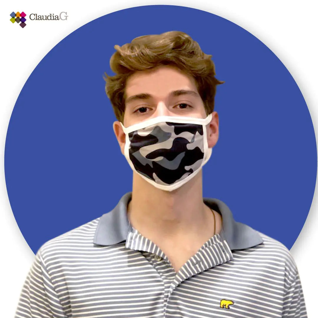 Camo Face Masks -Individual or Set of 4 WEM Support (www.WEM.support)