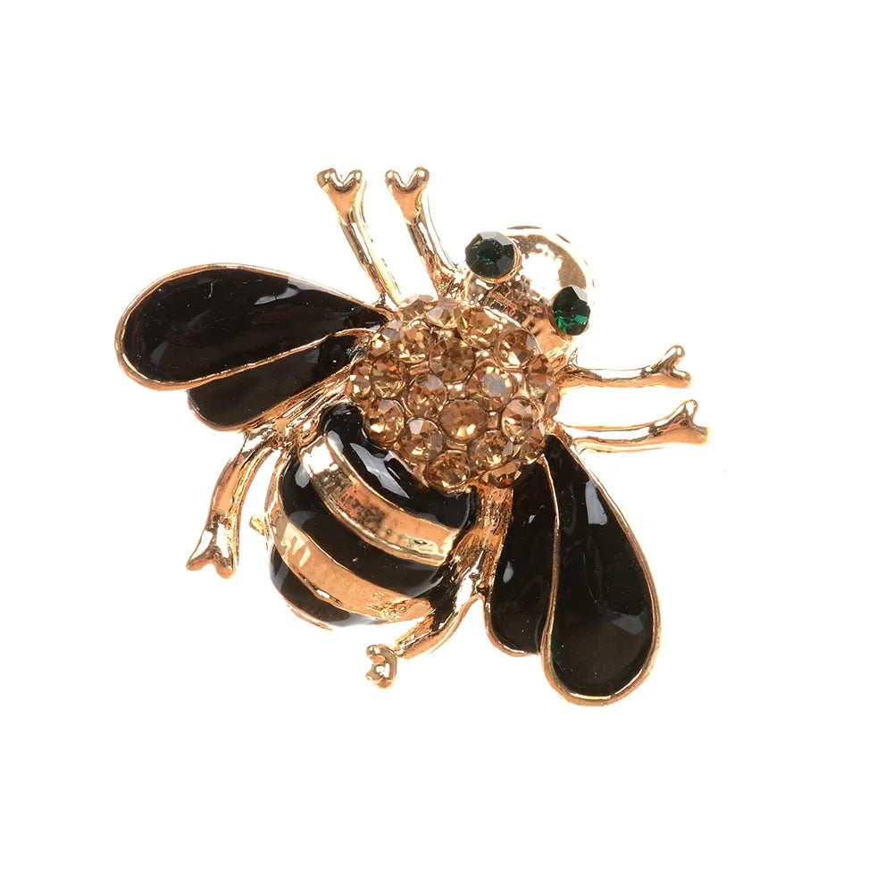 Ornate Bee Brooch WEM Support (www.WEM.support)