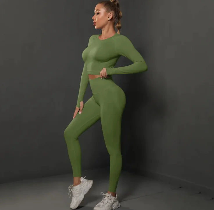 Knitted Yoga Pants Suit WEM Support (www.WEM.support)