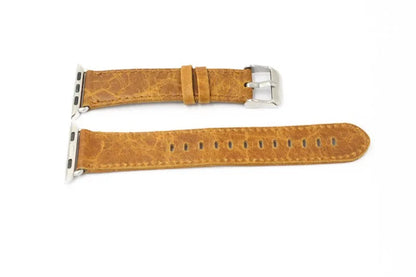 Handmade Vintage Leather iWatch Strap WEM Support (www.WEM.support)