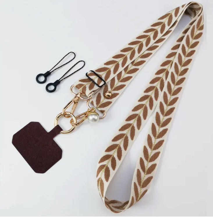 Hands-Free Crossbody Phone Lanyard WEM Support (www.WEM.support)