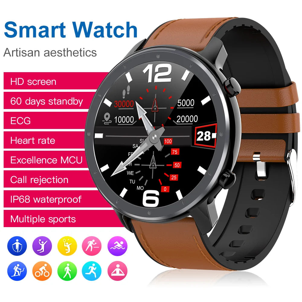 Smartwatch Men Full Touch IP68 WEM Support (www.WEM.support)