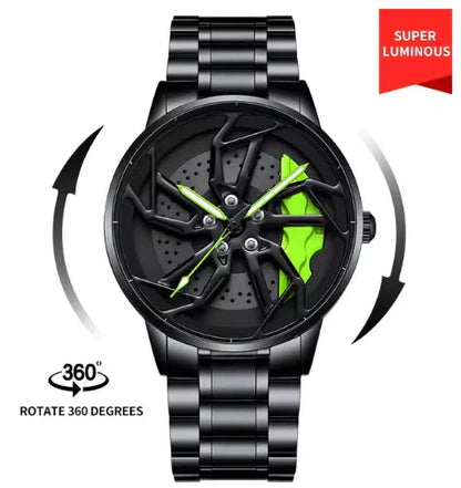 Men 3D Real Wheel Watches WEM Support (www.WEM.support)