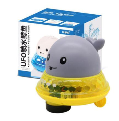 Bola de Banho Baleia Elétrica: Brinquedo de Chuveiro com Água, Luz e Música WEM Support (www.WEM.support)