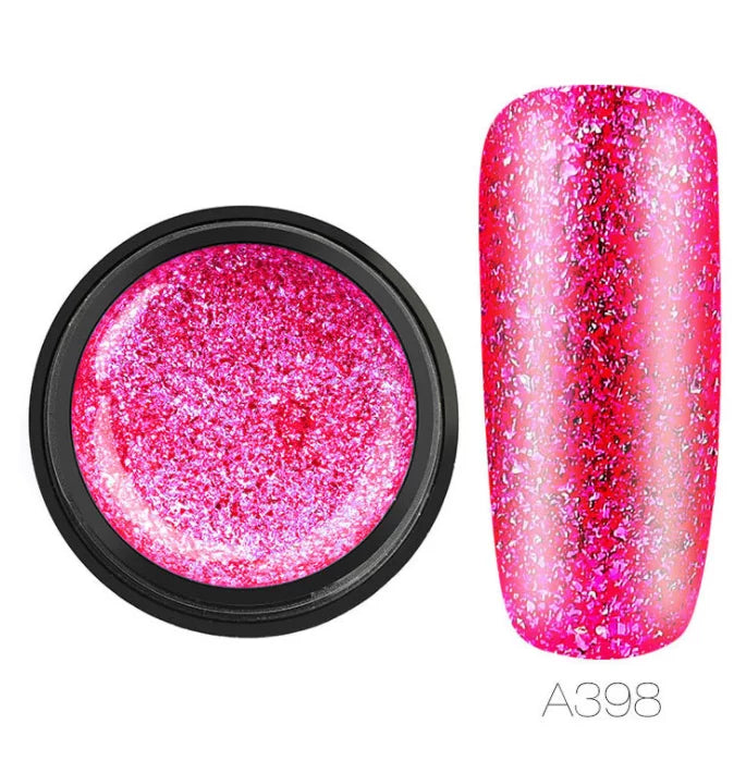 Hybrid Varnishes Gel Nail Polish Set Glitter WEM Support (www.WEM.support)