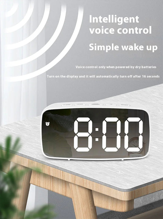 LED Mirror Alarm Clock WEM Support (www.WEM.support)