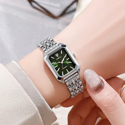 Women's Square Steel Strap Watch