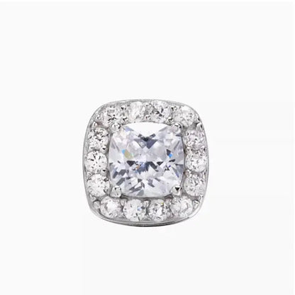 Sterling Silver S925 Diamond Rock Candy Stud Earrings WEM Support (www.WEM.support)