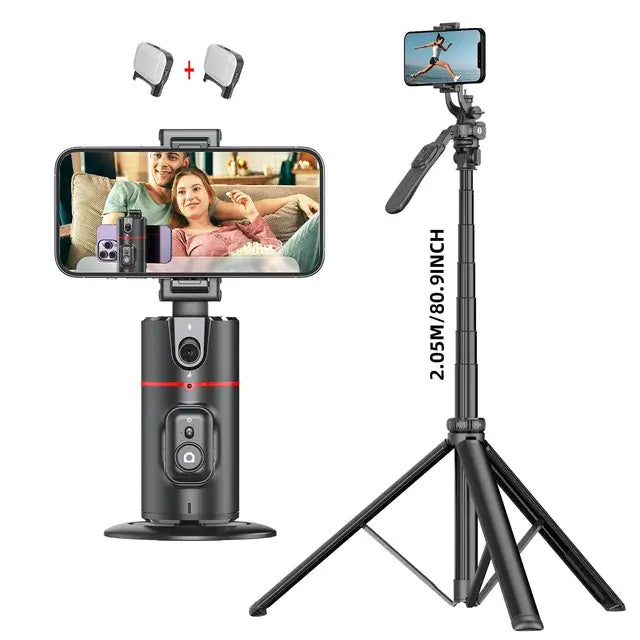 Auto Face Tracking Tripod with Stabilizer WEM Support (www.WEM.support)