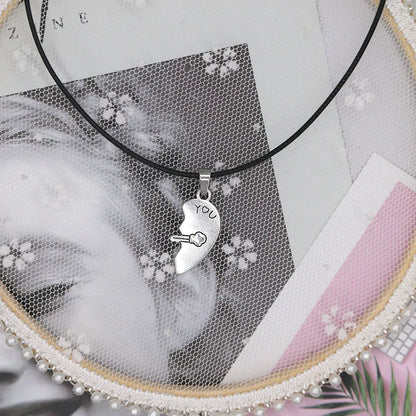 Couple Necklace In Silver WEM Support (www.WEM.support)