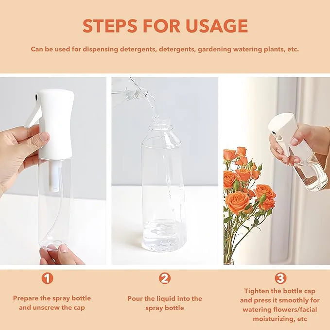 Fine Mist Spray Bottle WEM Support (www.WEM.support)