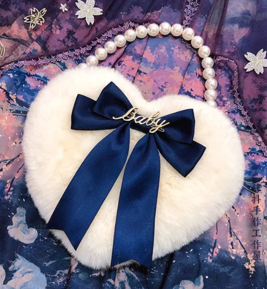 Heart Plush Hand Carrying Bag HejK.com