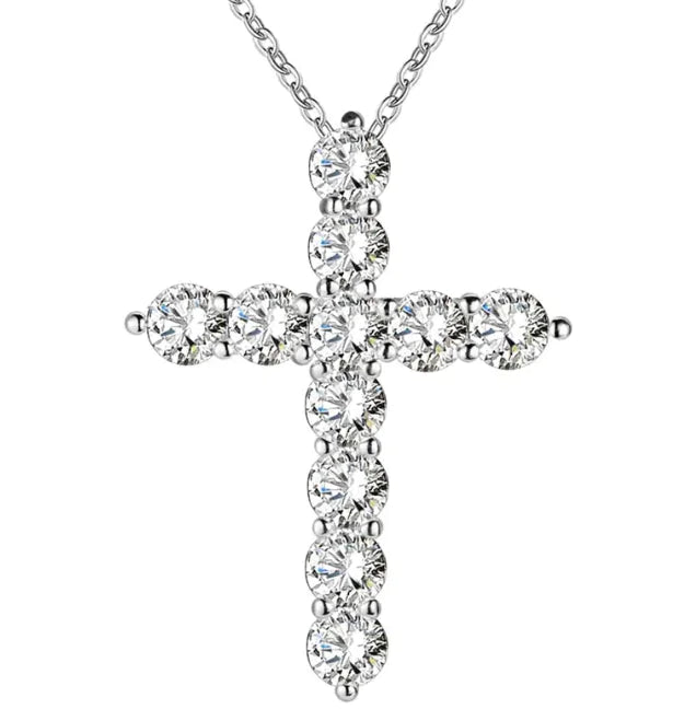 Faithful Cross Pendant Necklace HejK.com Marketplace LLC