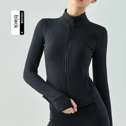 Velvet Women's Sports Jacket, Warm & Slim Fit WEM Support (www.WEM.support)