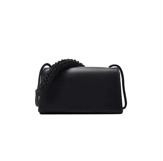 Woven Large Capacity Simple One-Shoulder Diagonal Bag WEM Support (www.WEM.support)