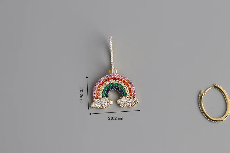 Rainbow Earrings WEM Support (www.WEM.support)