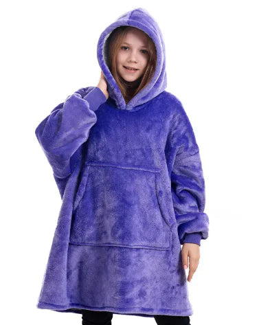 Women's Hooded Pullover Sweater Blanket WEM Support (www.WEM.support)