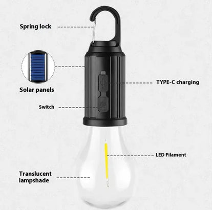 Luz de Camping Solar y Mata Mosquitos HejK.com