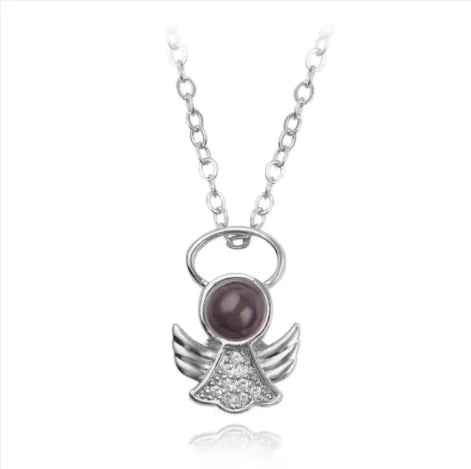100 Languages Angel Projection Necklace