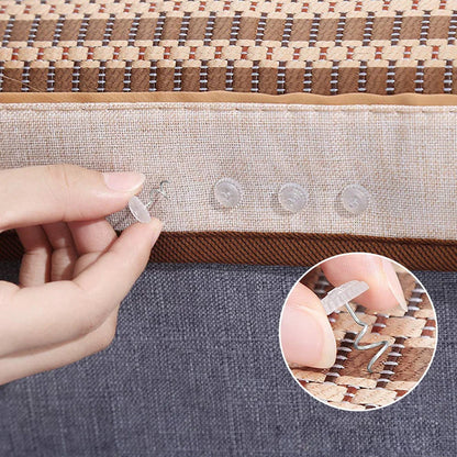 50 Pcs Upholstery Tacks Headliner Pins Clear Heads Twist Bed Fabric Sofa Chair WEM Support (www.WEM.support)