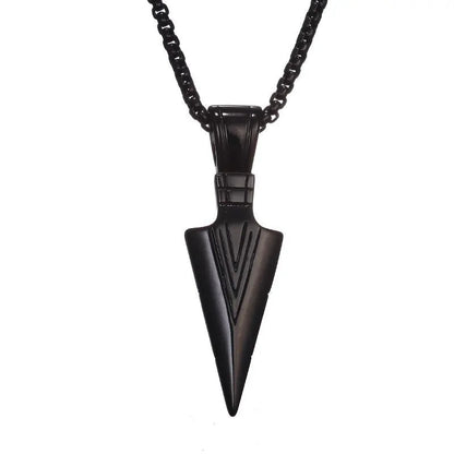 Arrow Head Pendant Long Chain Necklaces WEM Support (www.WEM.support)