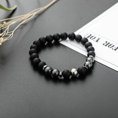 Frosted Stone Magnet Bracelet WEM Support (www.WEM.support)