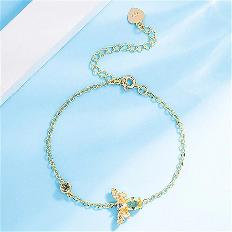 Crystal Bee Bracelet - Matches others WEM Support (www.WEM.support)