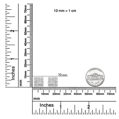 .925 Sterling Silver 1/2 Cttw Round-Cut Diamond Stud Earrings (I-J Color, I1-I2 Clarity) WEM Support (www.WEM.support)