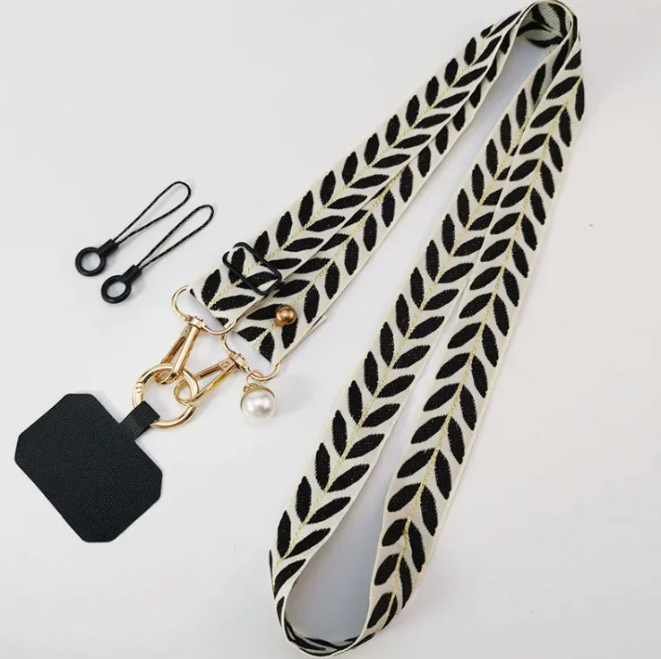 Hands-Free Crossbody Phone Lanyard WEM Support (www.WEM.support)