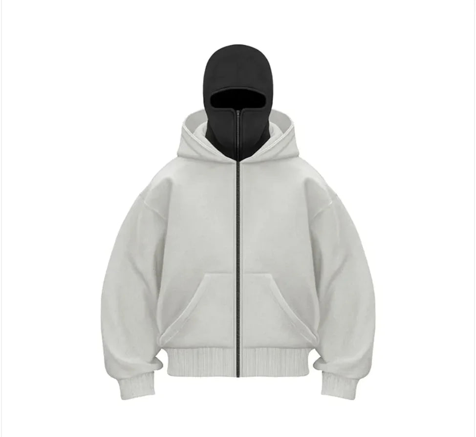 Fleece-Lined Dual Hood Sweatshirt