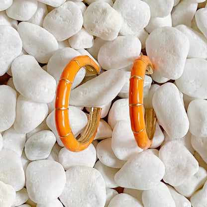 Candy Drop Colored Hoop Earrings WEM Support (www.WEM.support)