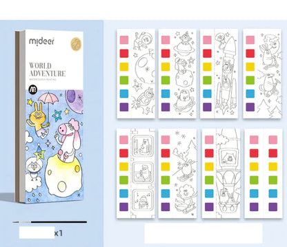 Pocket Watercolor Painting Book for Kids WEM Support (www.WEM.support)