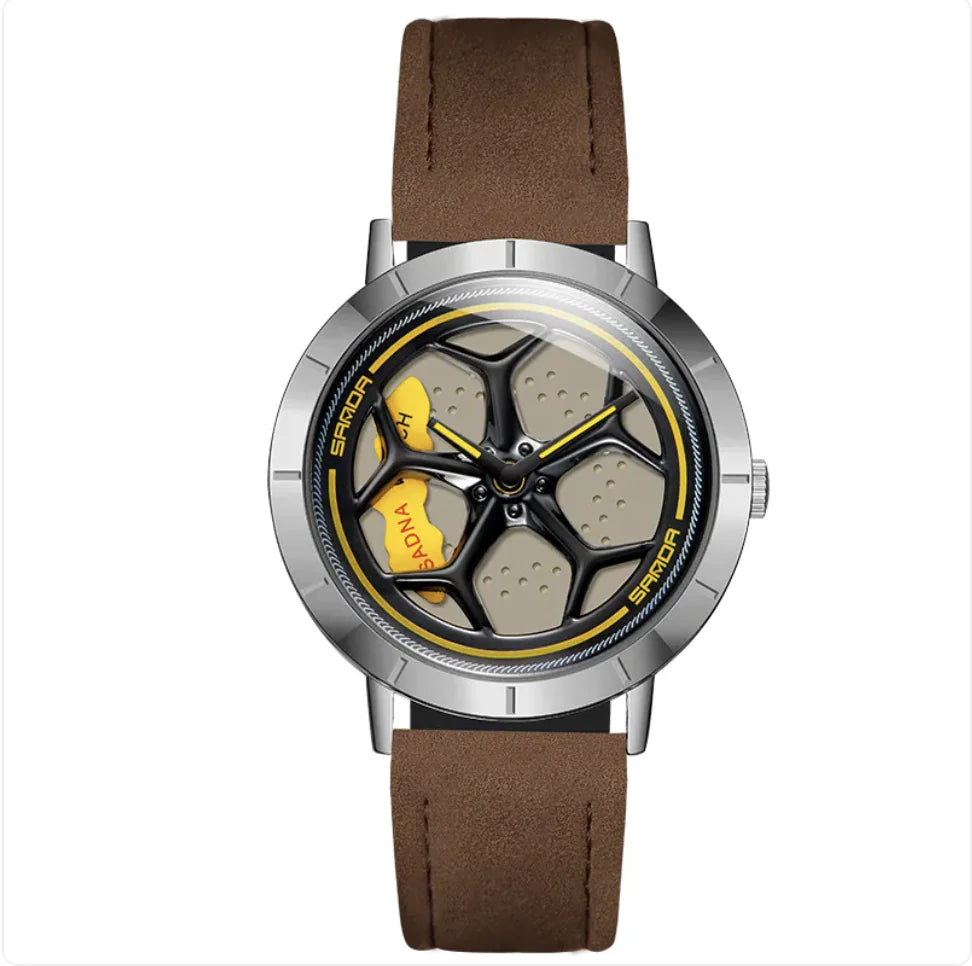 Sanda Wheel Quartz Watch HejK.com
