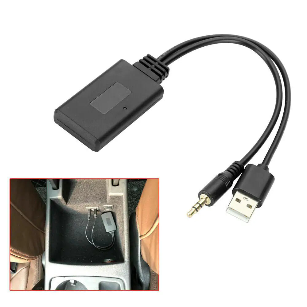 2 In 1 USB Bluetooth 5.0 Transmitter Receiver Adapter Wireless For PC Car Kit WEM Support (www.WEM.support)